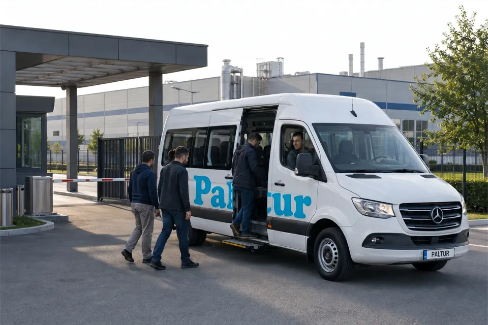 Fabrika personeli için vardiya uyumlu servis taşımacılığı